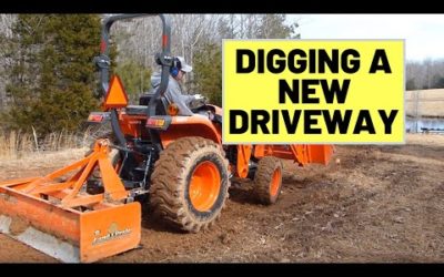 Installing a New Driveway With a Compact Kubota L3901 Tractor